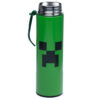 Reusable Stainless Steel Hot & Cold Insulated Drinks Bottle Digital Thermometer - Minecraft Creeper