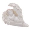 CHE91_004 Decorative Rose Cherub Sleeping Figurine