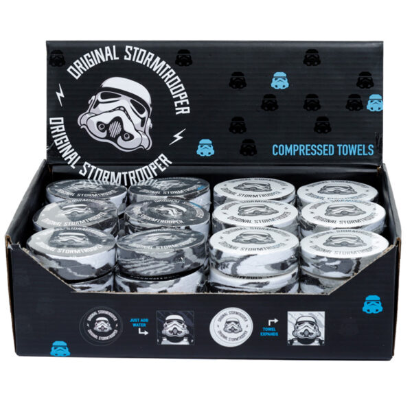 CT14_002 Compressed Travel Towel - The Original Stormtrooper