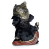 GAN19_010 Decorative Ornament - Black and Gold Ganesh