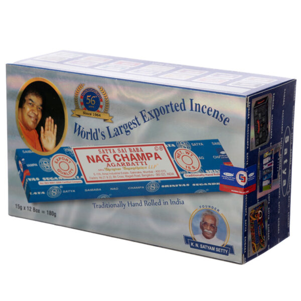 World's Best Selling Satya Nag Champa Incense Sticks -12 packs
