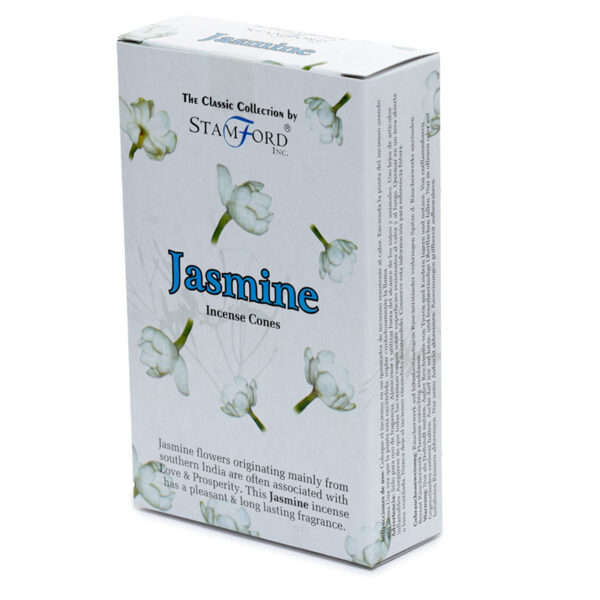 INC210C_003 Stamford Hex Incense Cones - Jasmine 6 packs