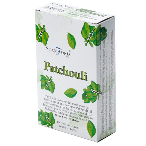 INC212C_003 Stamford Hex Incense Cones - Patchouli 6 packs
