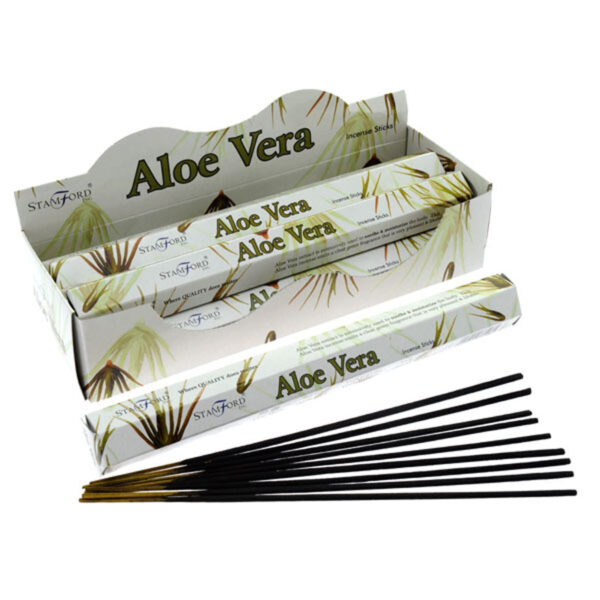 INC226_001 Stamford Hex Incense Sticks - Aloe Vera 6 packs