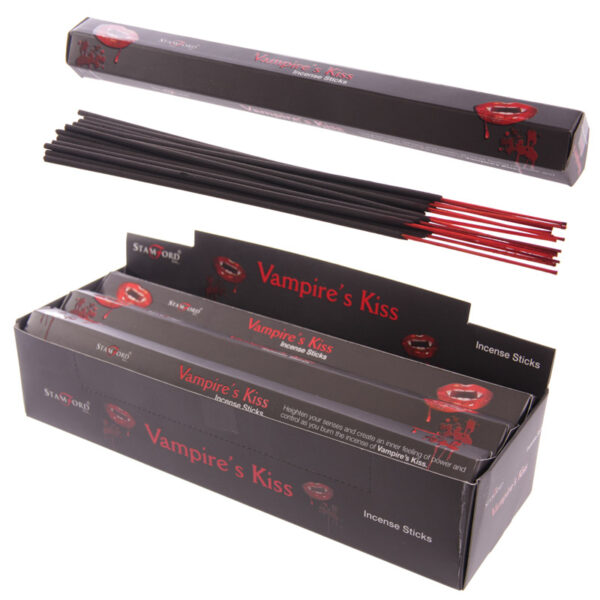 INC291_001 Stamford Black Incense Sticks - Vampires Kiss 6 packs