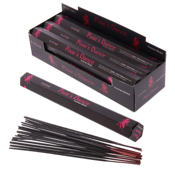 INC295_001 Stamford Black Incense Sticks - Pixies Dance 6 packs