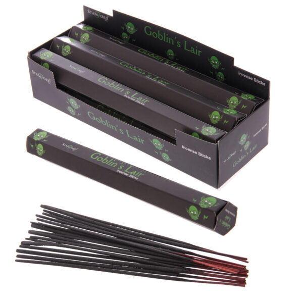 INC296_001 Stamford Black Incense Sticks - Goblins Lair 6 packs
