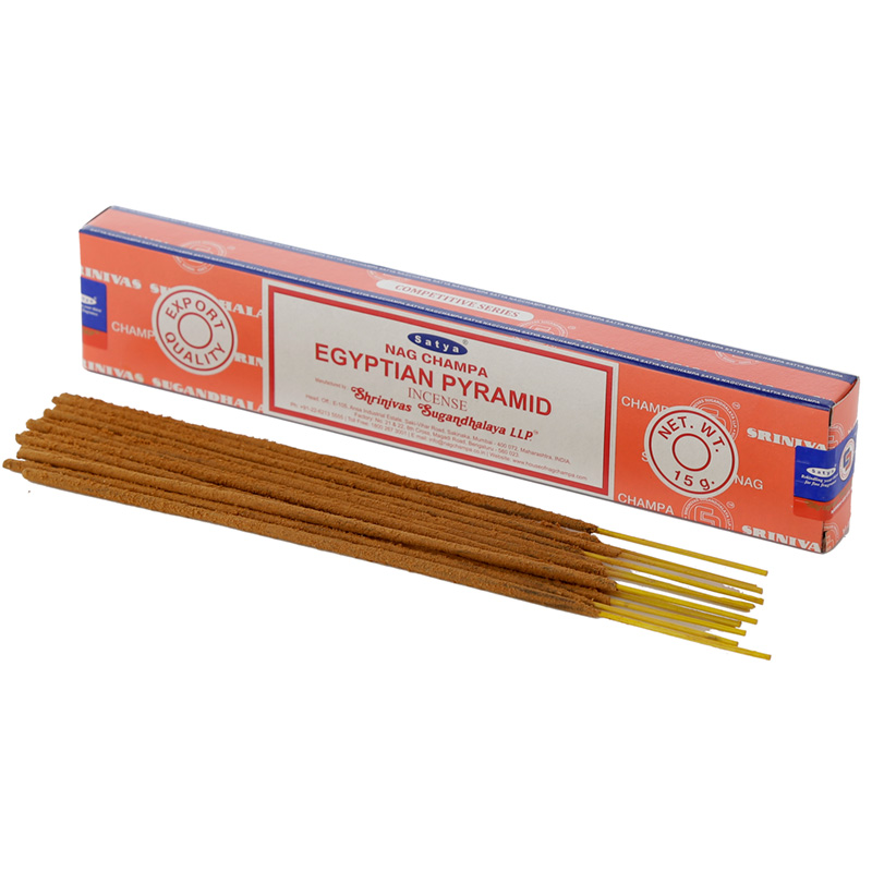 Sayta Nag Champa Egyptian Pyramid Incense Sticks 12 packs