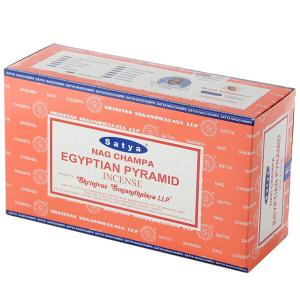 Sayta Nag Champa Egyptian Pyramid Incense Sticks 12 packs