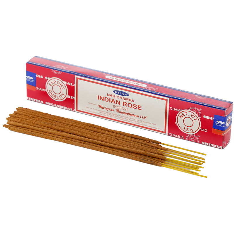 Sayta Nag Champa Indian Rose Incense Sticks 12 packs