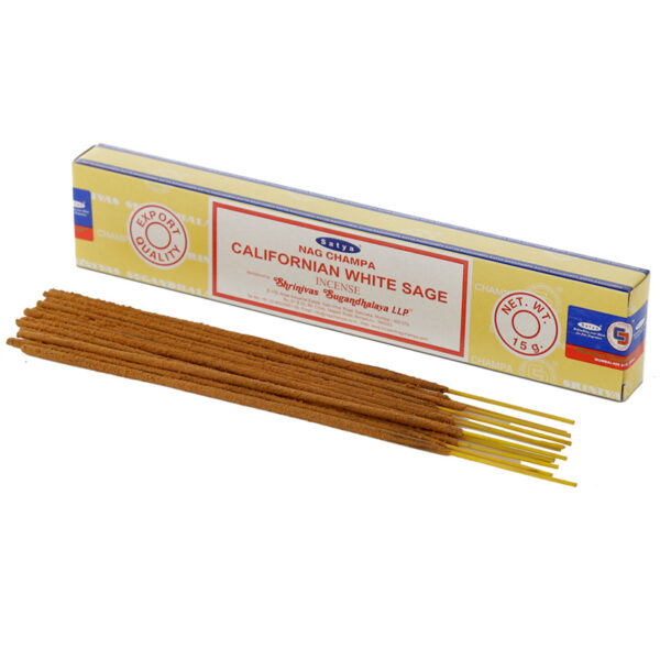 INC643_001 Sayta Nag Champa VFM Californian White Sage Incense Sticks 12 packs