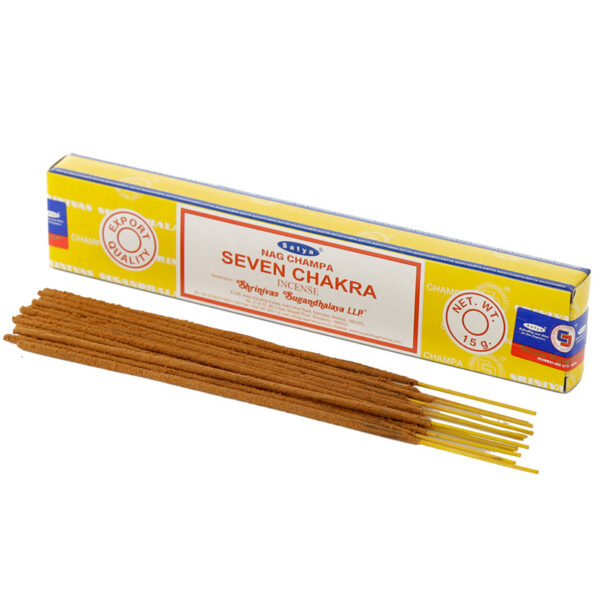 Sayta Nag Champa VFM Seven Chakra Incense Sticks 12 packs