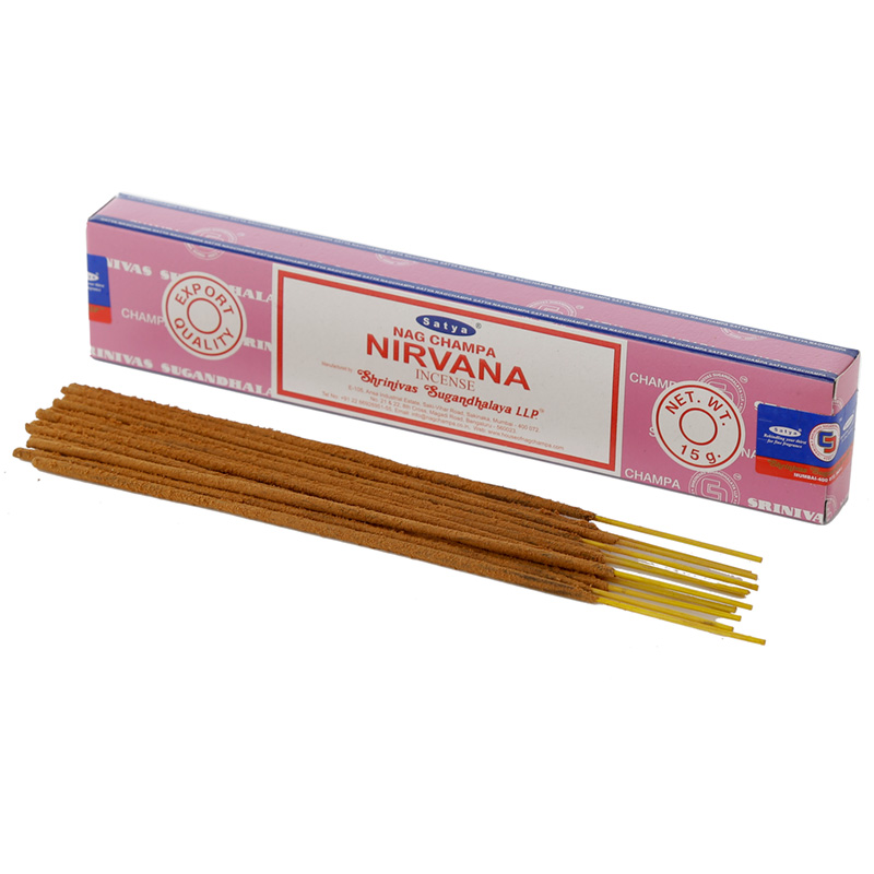 Sayta Nag Champa VFM Nirvana Incense Sticks 12 packs