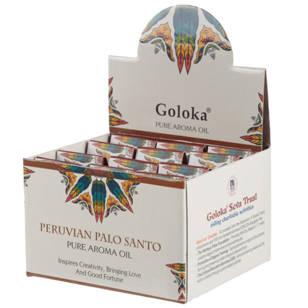 Goloka Fragrance Aroma Oils - Peruvian Palo Santo 10ml 6 Pack