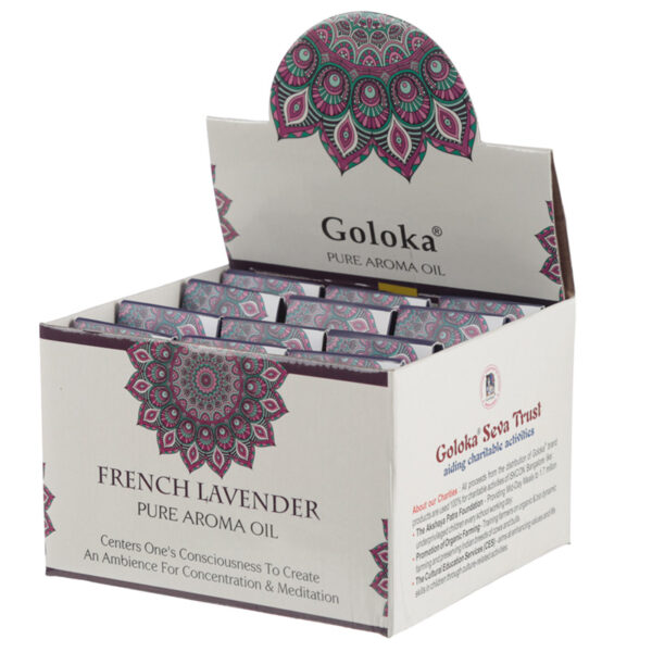 OILG06_002 Goloka Fragrance Aroma Oils - French Lavender 10ml 6 Pack