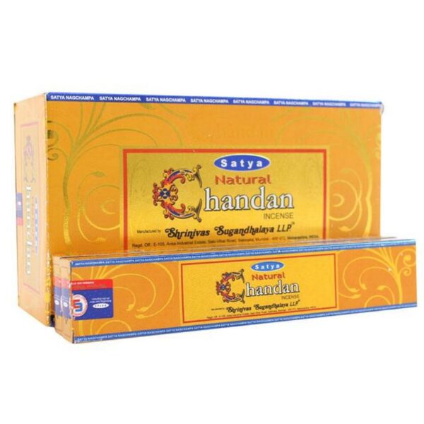 Sayta Natural Chandan/ Sandalwood Incense Sticks 15g x 12 packs