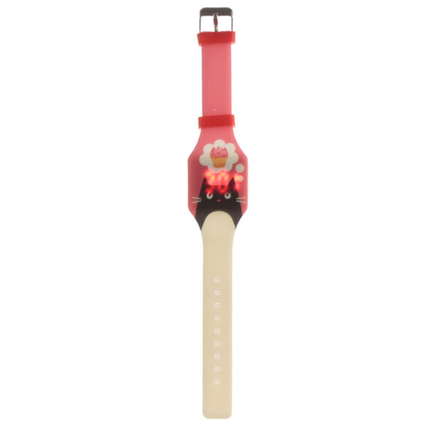 WATC03_003 Silicone Digital Watch - Feline Fine Cat
