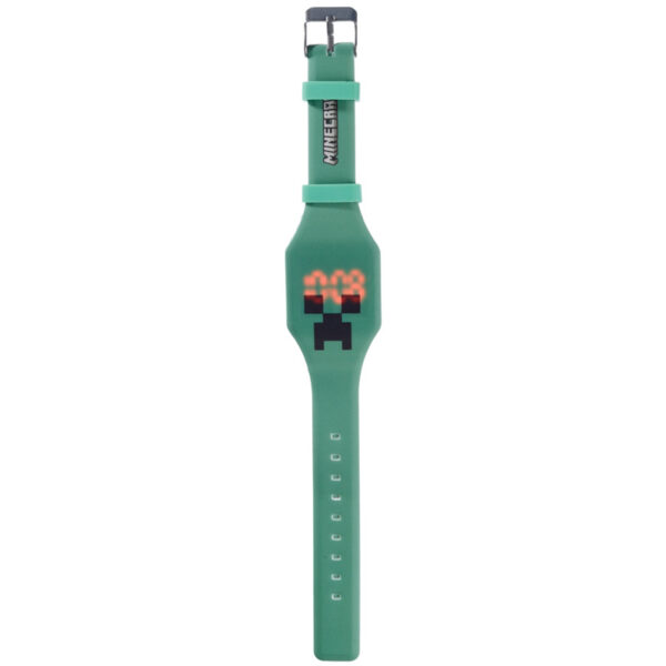 WATC20_003 Silicone Digital Watch - Minecraft Faces