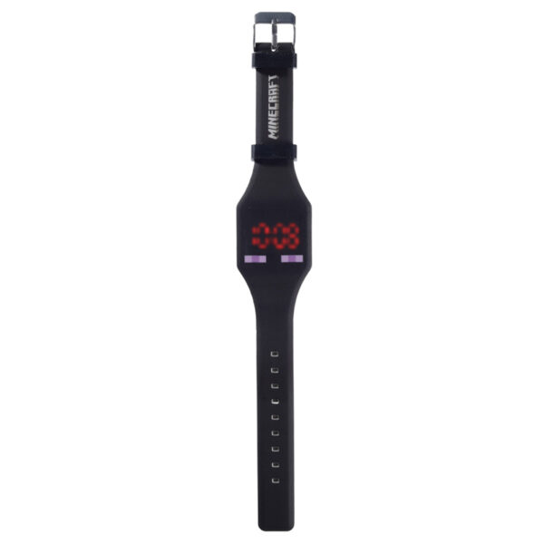 WATC20_005 Silicone Digital Watch - Minecraft Faces