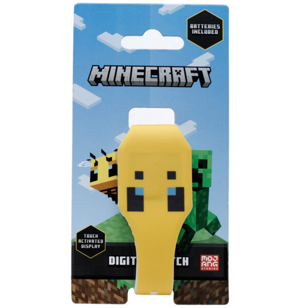 WATC20_007 Silicone Digital Watch - Minecraft Faces