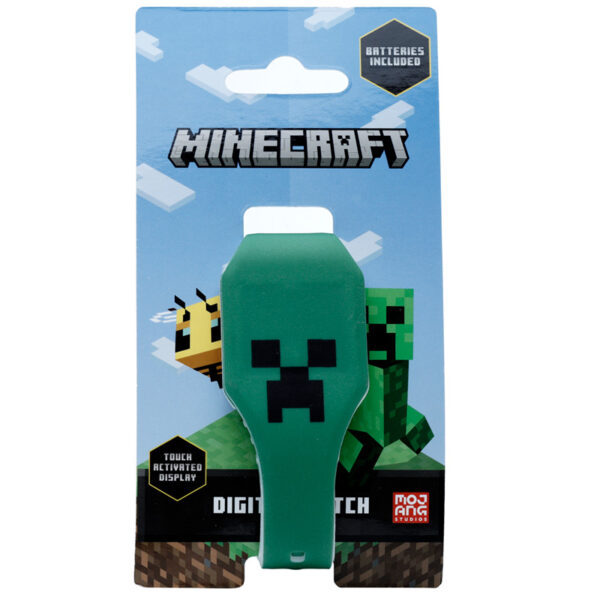 WATC20_008 Silicone Digital Watch - Minecraft Faces