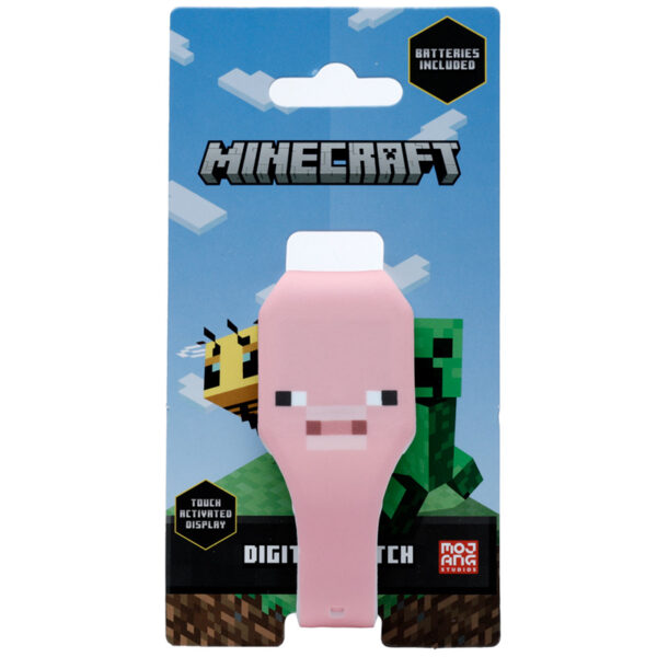 WATC20_009 Silicone Digital Watch - Minecraft Faces