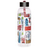 BOT59_002 Reusable  London Icons 500ml Water Bottle with Metallic Lid