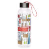 BOT59_003 Reusable  London Icons 500ml Water Bottle with Metallic Lid