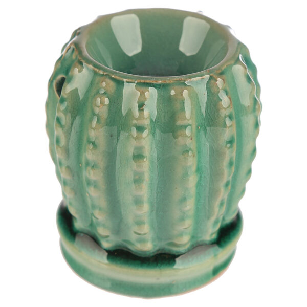 OB277_002 Mini Ceramic Oil Burner - Cactus