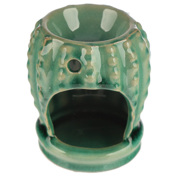 OB277_004 Mini Ceramic Oil Burner - Cactus