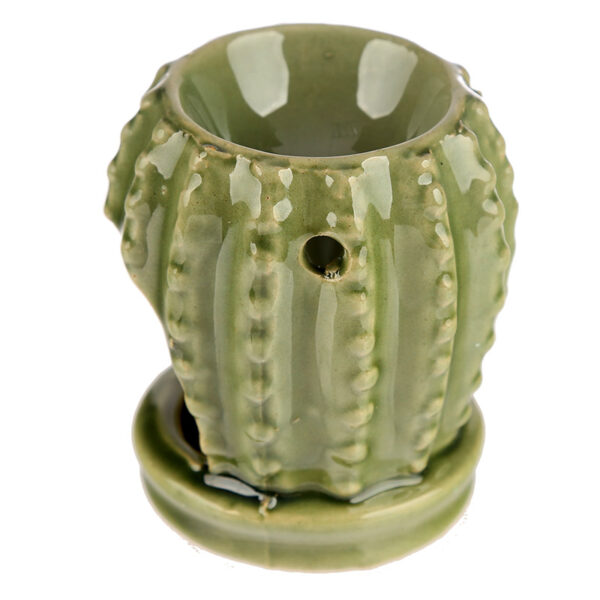 OB277_009 Mini Ceramic Oil Burner - Cactus