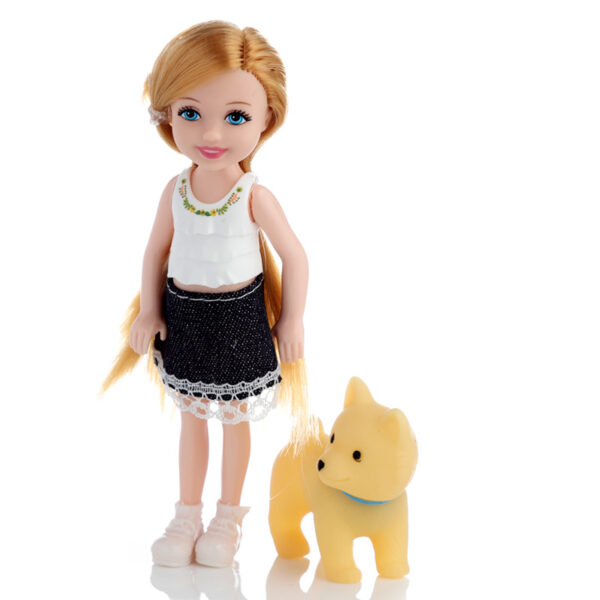 TY802_003 Sally Dress Up Doll with Dog and Accessories