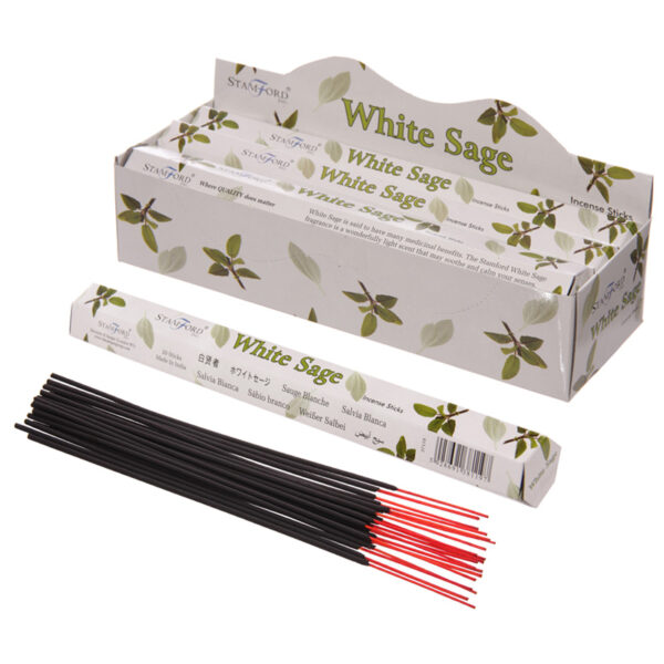 INC220_001 Stamford Hex Incense Sticks - Sage 6 packs