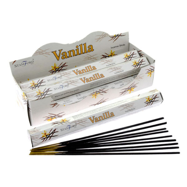 INC230_001 Stamford Hex Incense Sticks - Vanilla 6 packs