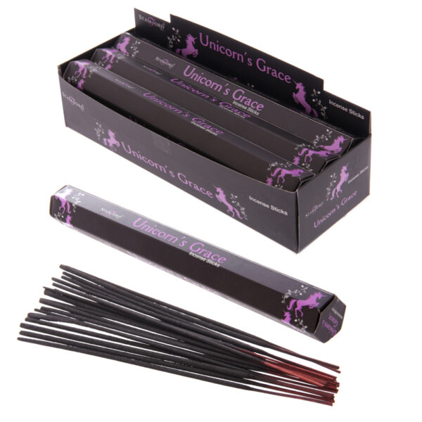 INC297_001 Stamford Black Incense Sticks - Unicorns Grace 6 packs