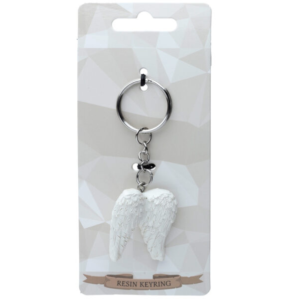ANG152_001 Angel Wings Keyring