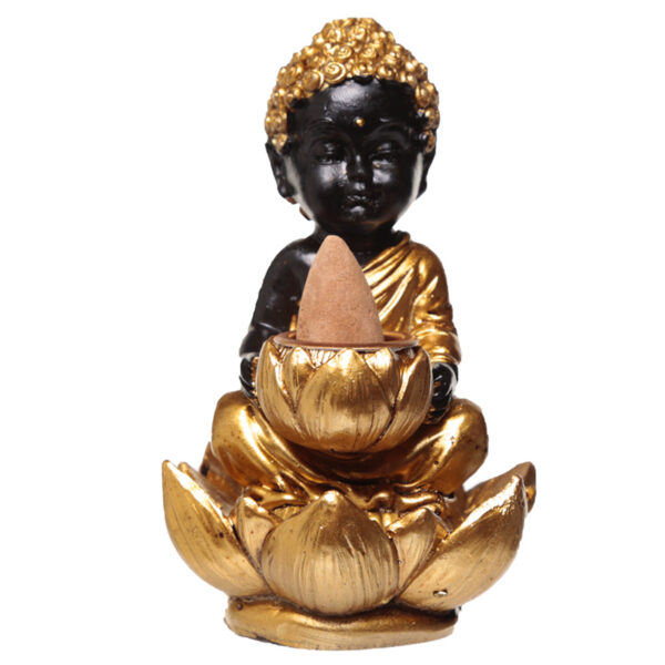 Backflow Incense Burner - Lotus Buddha