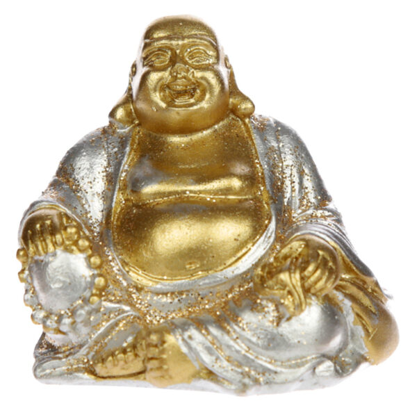 BUD212_005 Lucky Glitter Buddha Mini Collectable Figurine