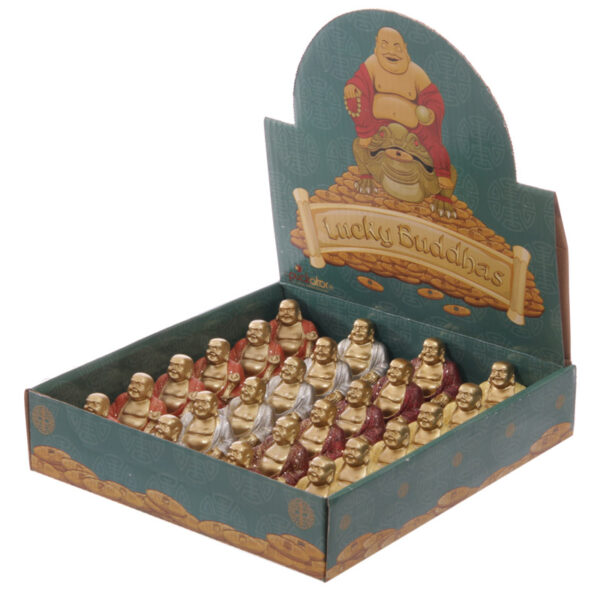 BUD212_010 Lucky Glitter Buddha Mini Collectable Figurine