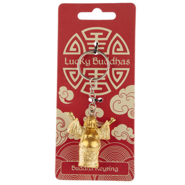BUD315_007 Fun Collectable Lucky Buddha Keyring
