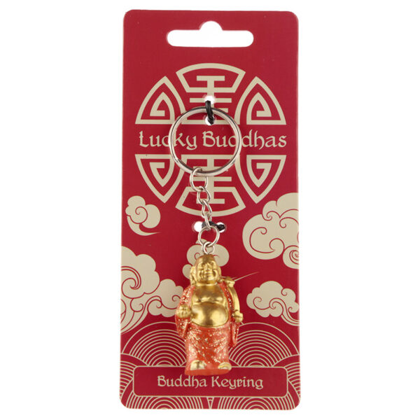 BUD315_008 Fun Collectable Lucky Buddha Keyring