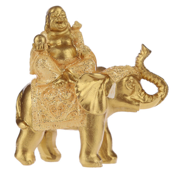 BUD316_002 Fun Collectable Mini Lucky Buddha and Elephant