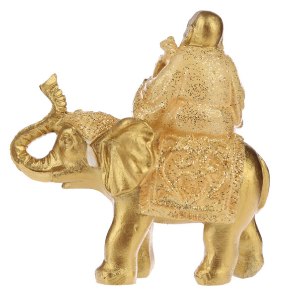 BUD316_003 Fun Collectable Mini Lucky Buddha and Elephant