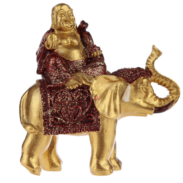 BUD316_004 Fun Collectable Mini Lucky Buddha and Elephant