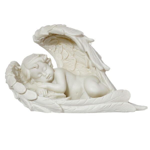 CHE02_003 Sleeping Cherub Lying on Side Figurine