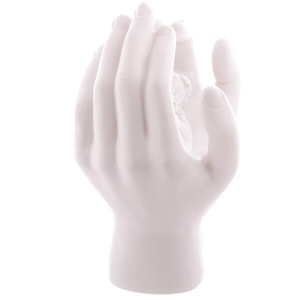 CHE66_005 LED Cute Hands and Sleeping Cherub Ornament