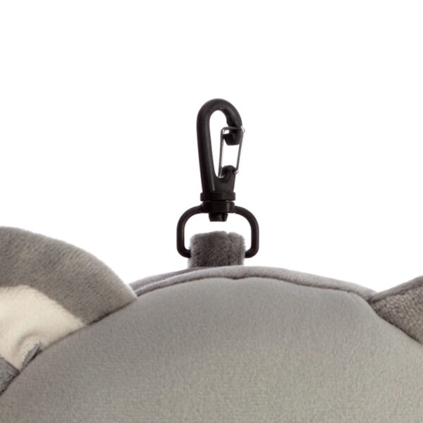 CUSH226_006 Koala Relaxeazzz Plush Round Travel Pillow & Eye Mask Set