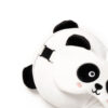 Panda Relaxeazzz Plush Round Travel Pillow & Eye Mask Set