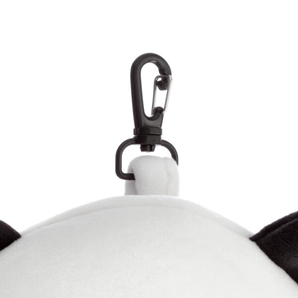 Panda Relaxeazzz Plush Round Travel Pillow & Eye Mask Set