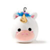 CUSH258_004 Unicorn Relaxeazzz Plush Round Travel Pillow & Eye Mask Set